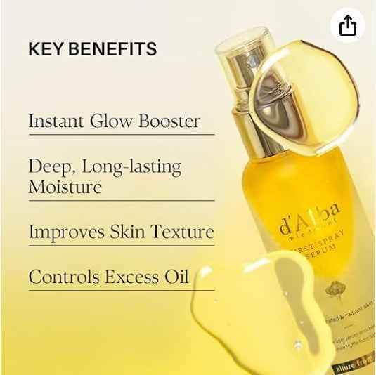 d'Alba White Truffle First Spray Serum - 50ml - The Powder Room