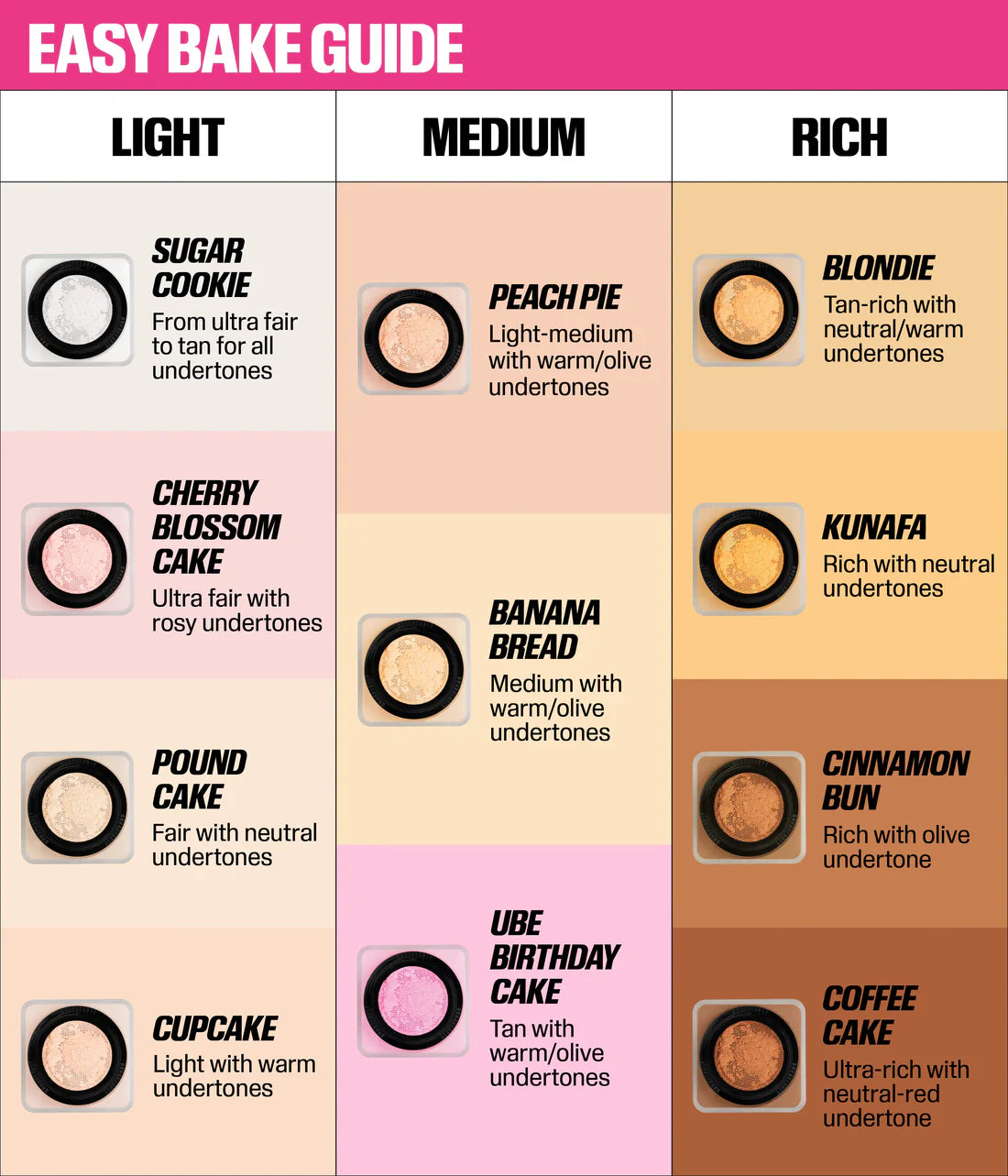 Huda Beauty Easy Bake Loose Baking and Setting Powder loose setting powder packaging