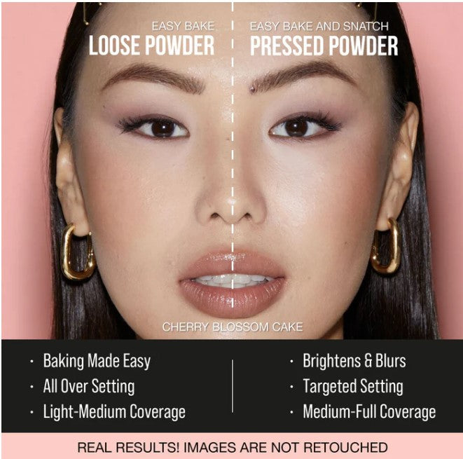 HUDA Easy Bake and Snatch Pressed Talc-Free Powder