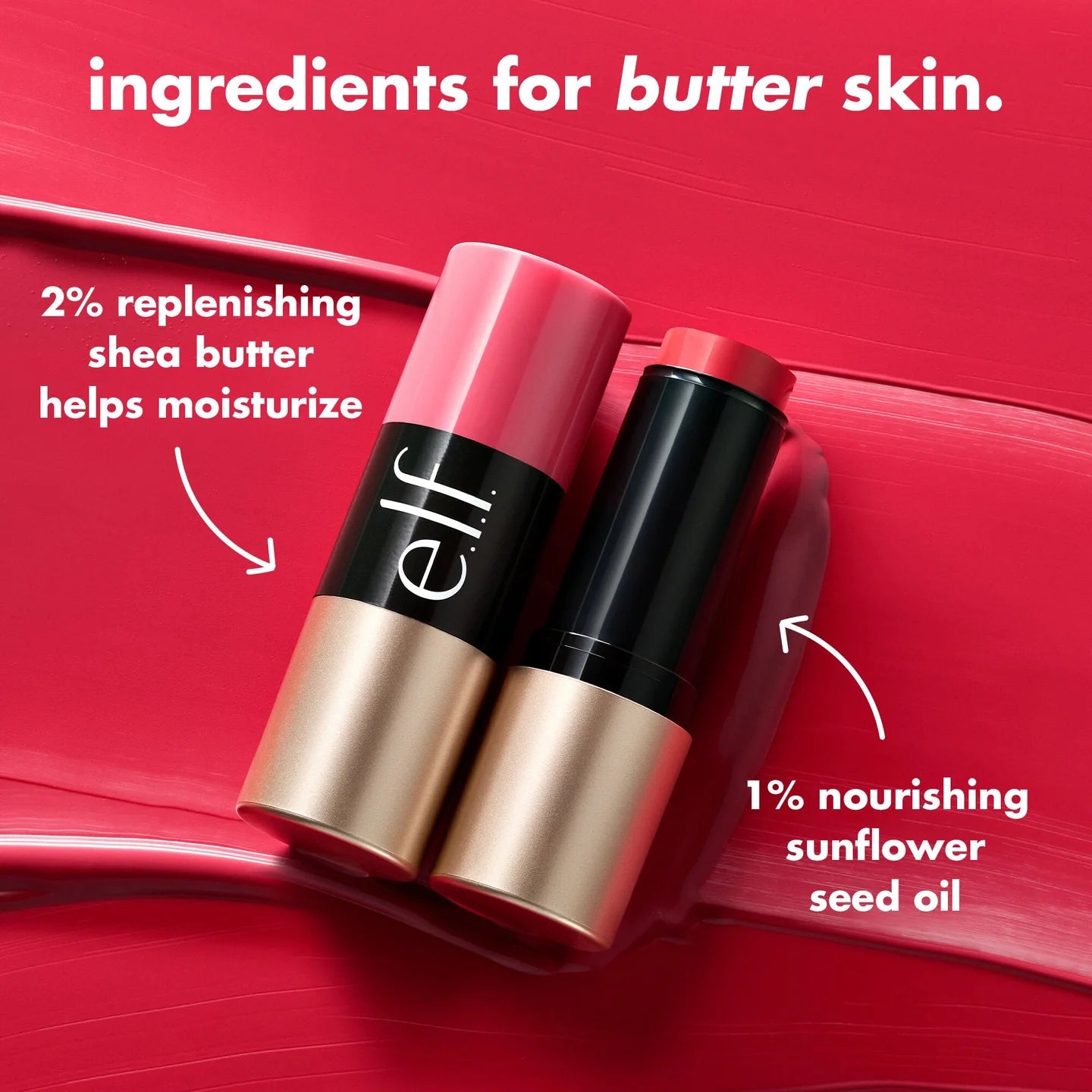 e.l.f. Soft Glam Cream Blush Stick – Gumball (Cool Pink)