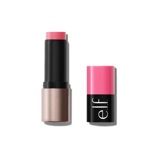e.l.f. Soft Glam Cream Blush Stick shade Gumball cool pink cream blush stick shea butter sunflower seed oil satin finish