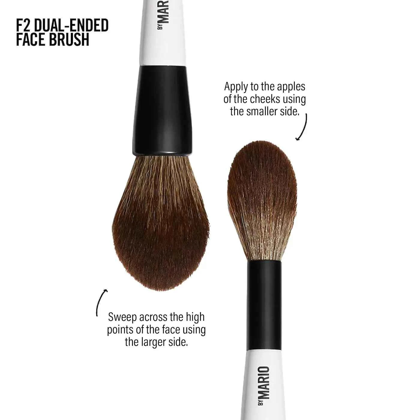 MAKEUP BY MARIO F2 Dual-Ended Powder Brush