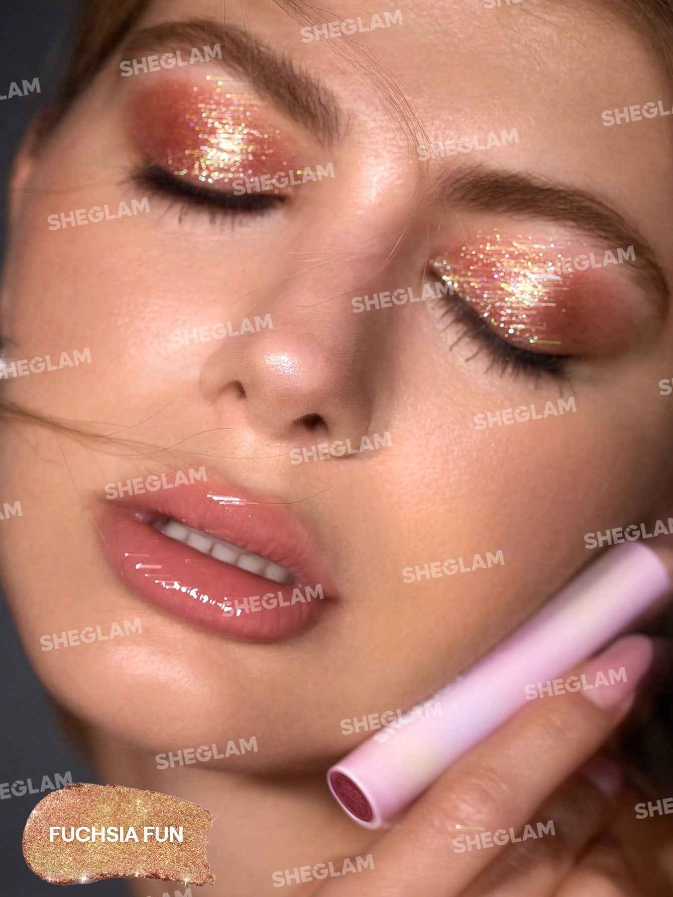 Sheglam Crystal Jelly Glaze Eye Shadow Stick - Golden Girl - The Powder Room