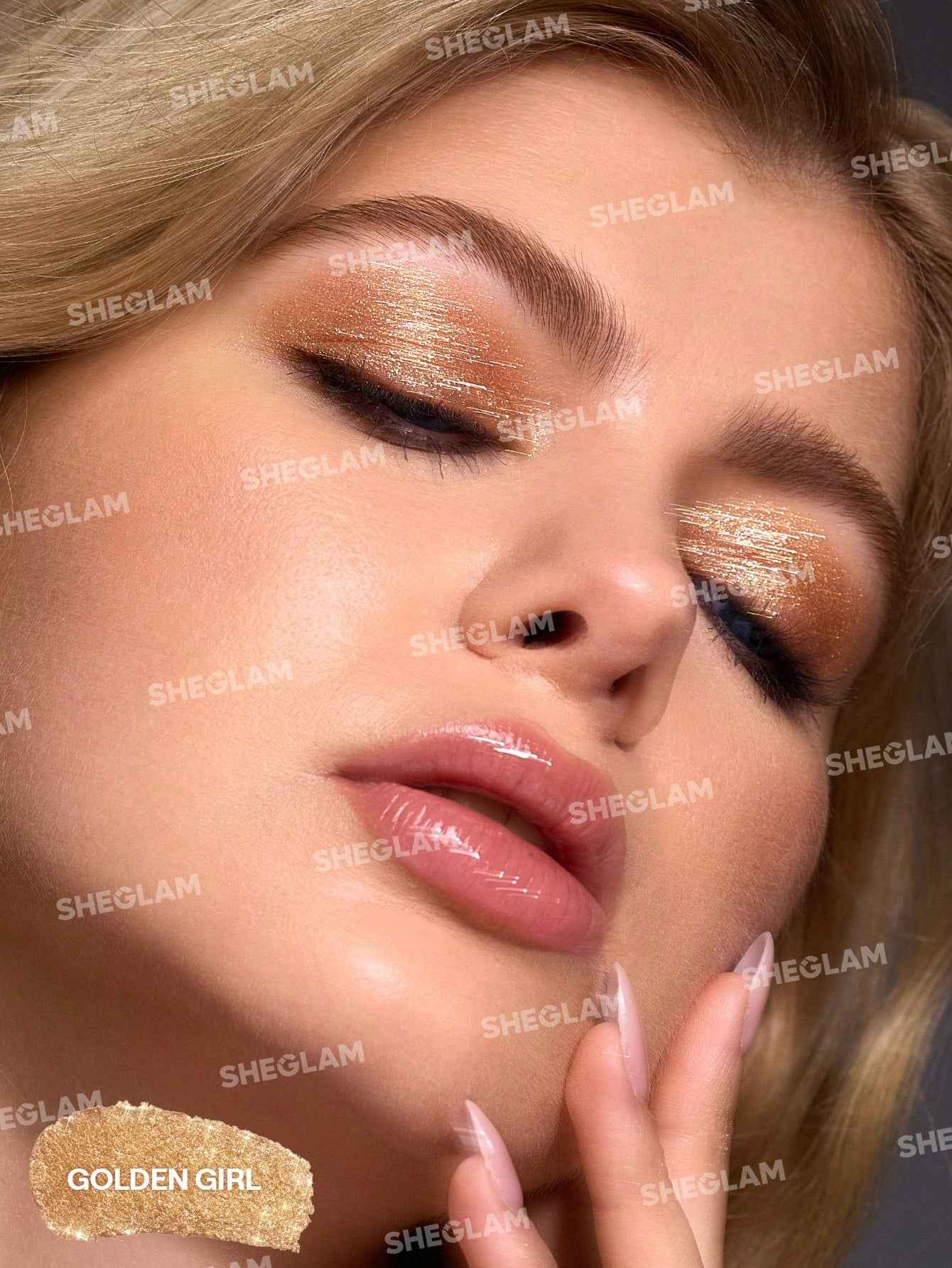 Sheglam Crystal Jelly Glaze Eye Shadow Stick - Rosy Gem - The Powder Room