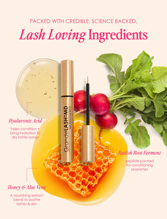 Grande Cosmetics GrandeLASH-MD Lash Enhancing Serum 0.7 ml (mini size)- NO BOX- Travel Size - The Powder Room