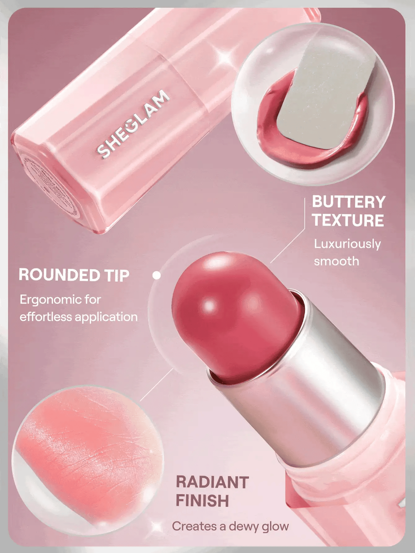 Sheglam Buttery Bliss Blush Stick - Love Cake - The Powder Room