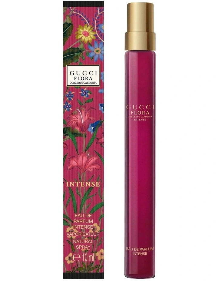 Gucci Flora Gorgeous Gardenia Eau de Parfum Intense 10ml luxury floral perfume bottle