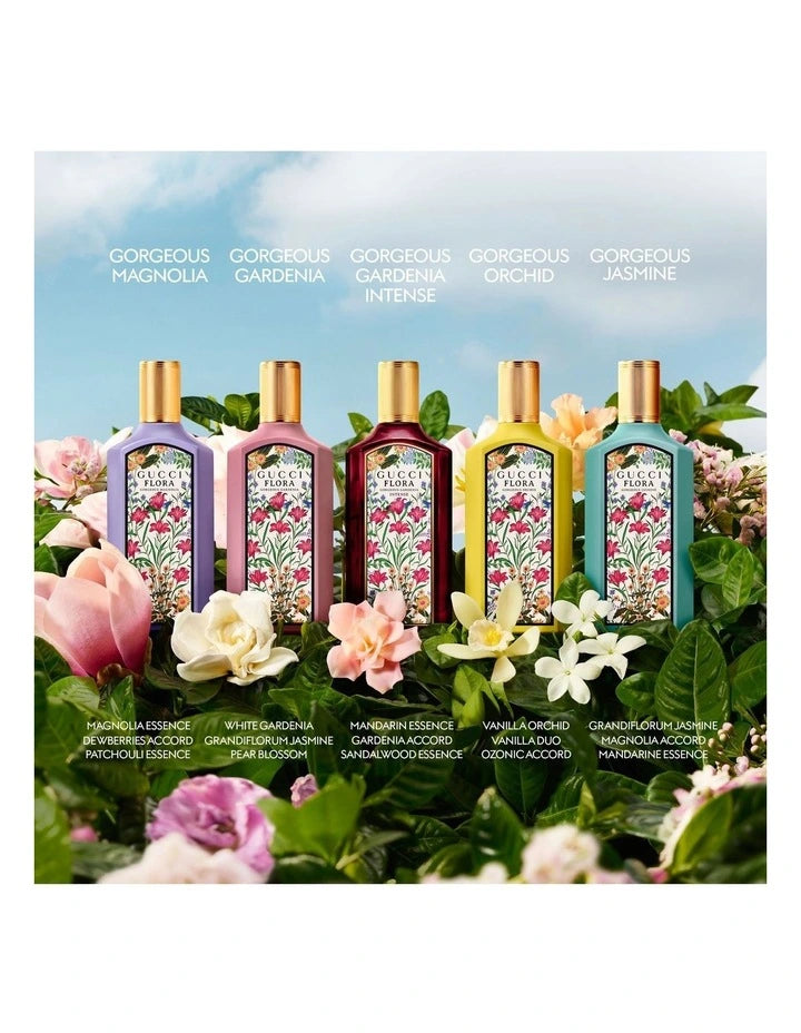 Gucci Flora Gorgeous Gardenia Eau de Parfum Intense 10ml luxury floral perfume bottle