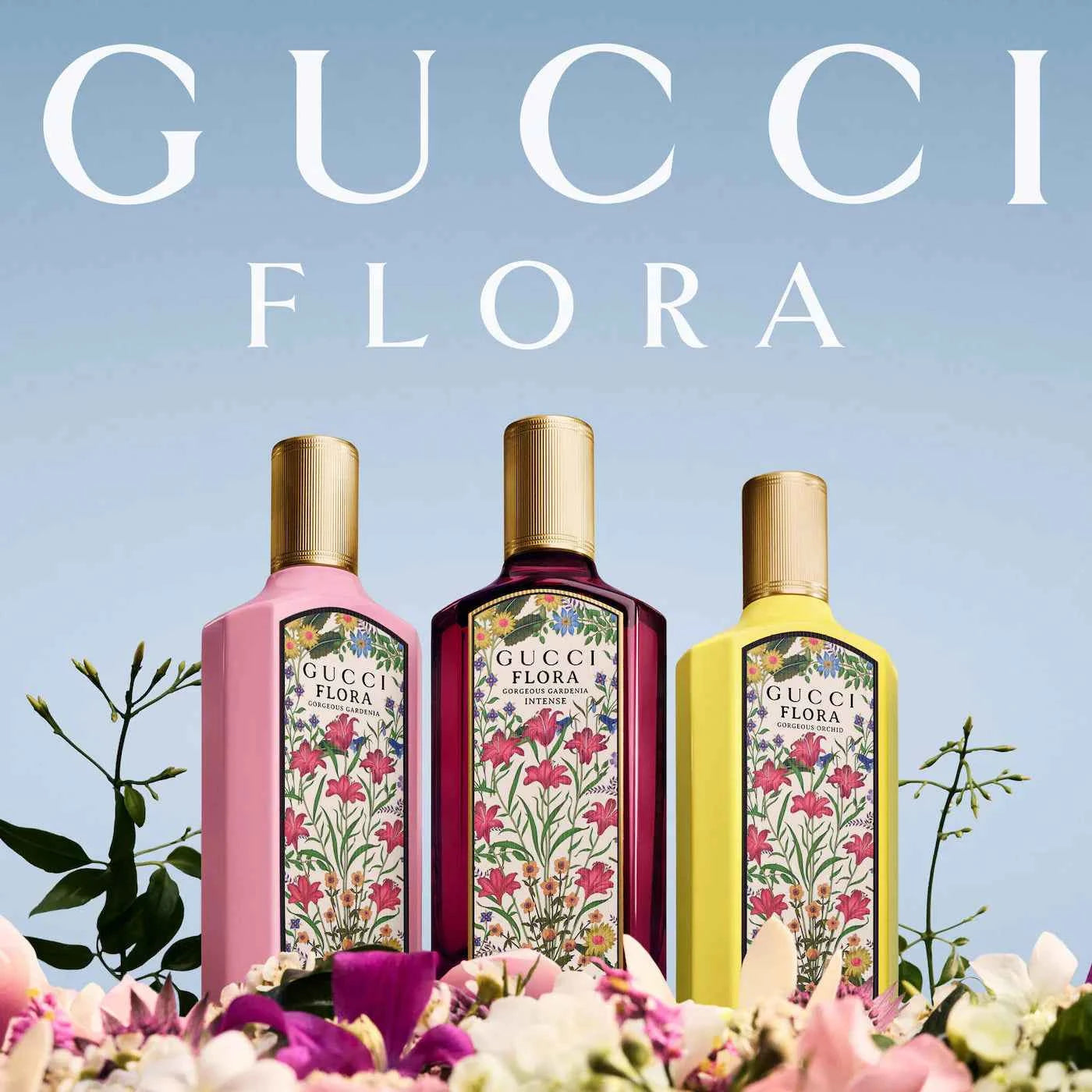 Gucci Mini Flora Gorgeous Collection Perfume Sampler Gift Set