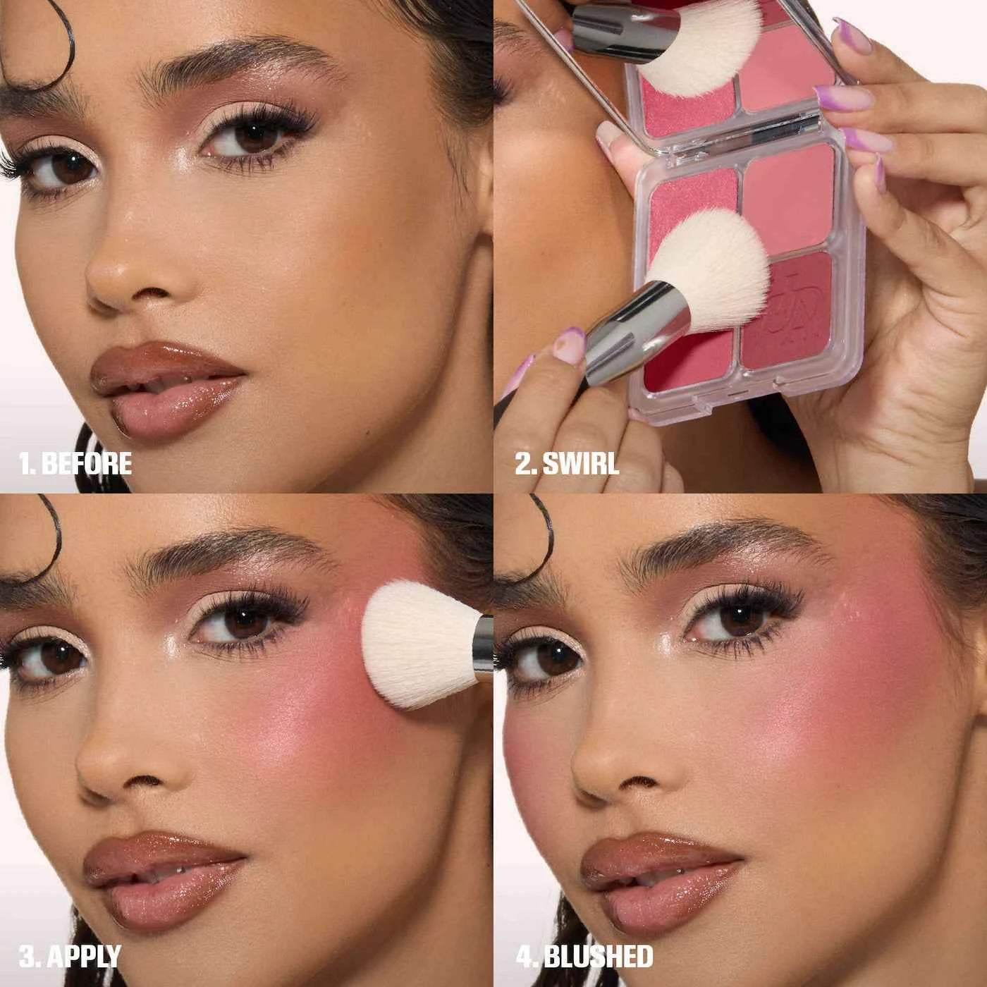 HUDA BEAUTY Blush Filter Blurring Blushlighters Palette - Baby Pink - The Powder Room