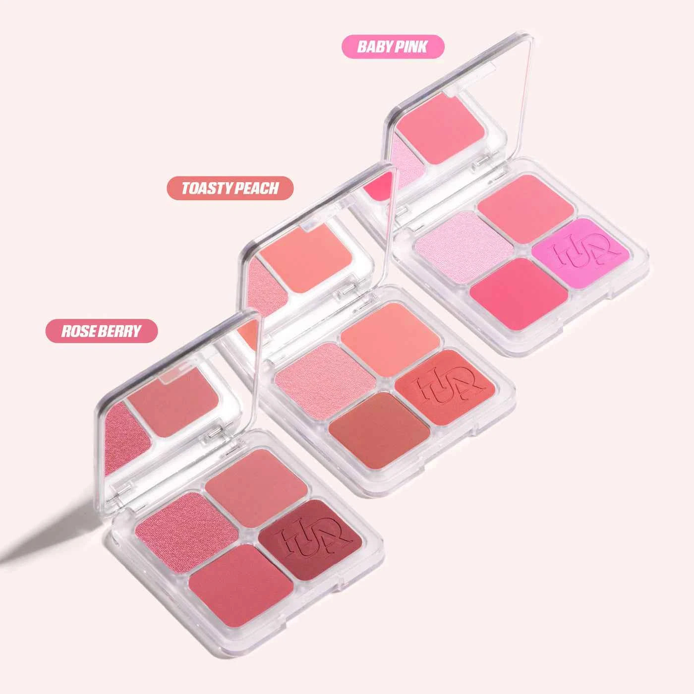 HUDA BEAUTY Blush Filter Blurring Blushlighters Palette - Baby Pink - The Powder Room