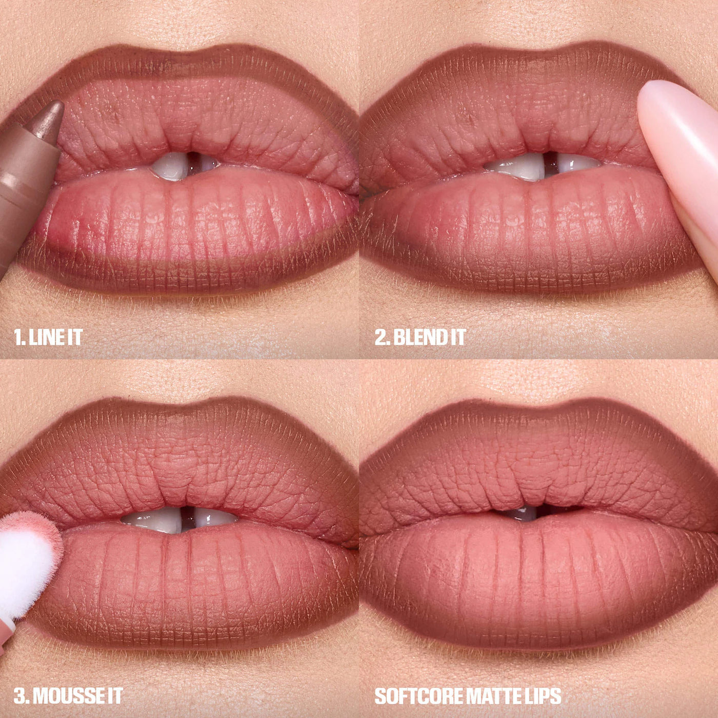 Coming Soon HUDA BEAUTY Liquid Matte Mousse Soft Blur Lip Cream – Mocha Mauve