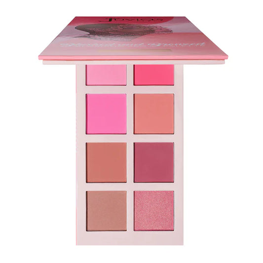 Juvia's Place Blushed and Bronzed Blurring Pro Palette Volume 2 8 shade blush bronzer palette light to tan skin matte shimmer
