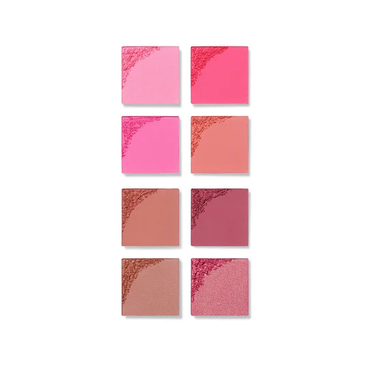 Juvia's Place Blushed and Bronzed Blurring Pro Palette Volume 2 8 shade blush bronzer palette light to tan skin matte shimmer
