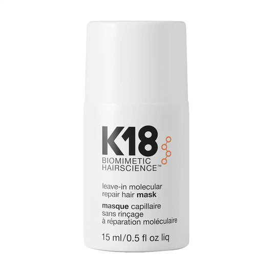 K18 Biomimetic Hairscience Leave-In Molecular Repair Hair Mask 15ml peptide hair treatment
