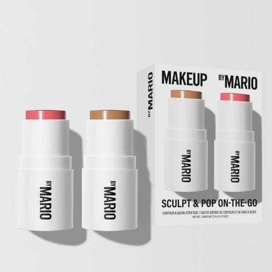 Makeup By Mario Sculpt & Pop On-The-Go -  Light Medium + Sweet Pink - The Powder Room