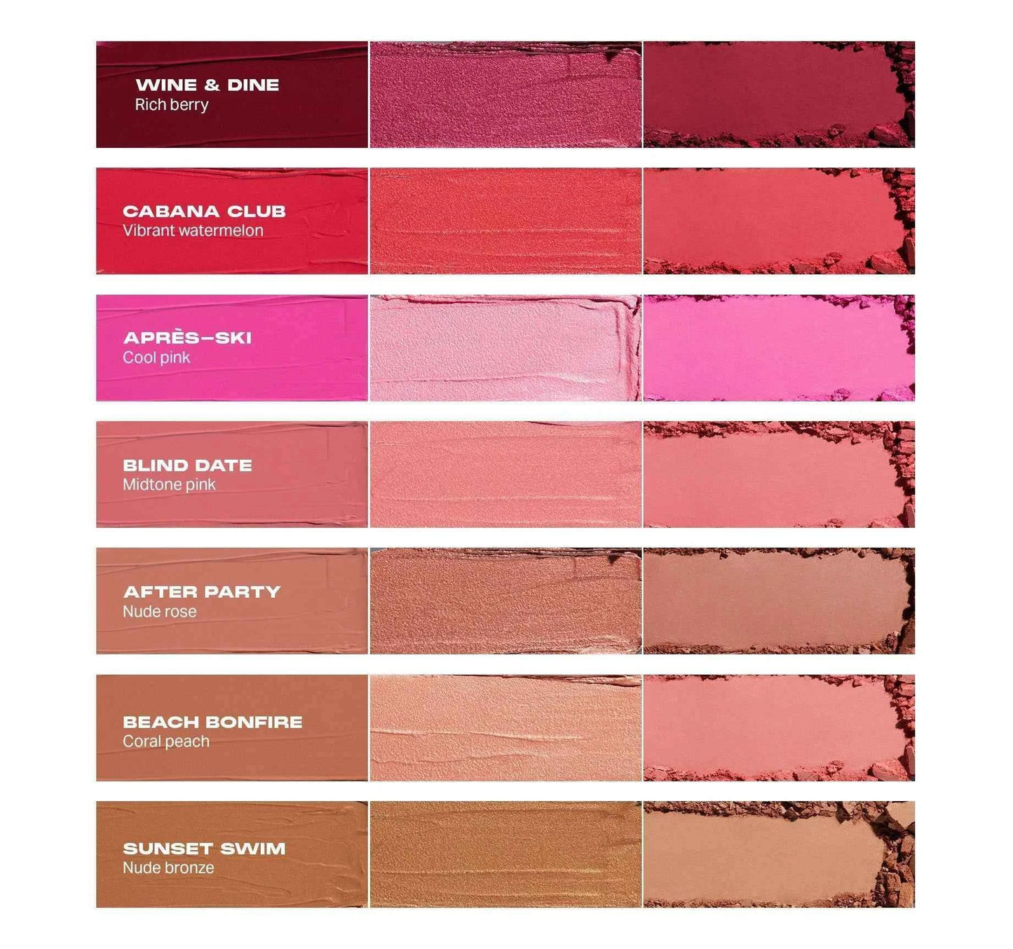 Morphe Cheek Thrills Multi-Finish Face Trio Blind Date - The Powder Room