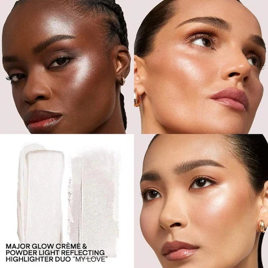 Patrick Ta Major Glow Crème & Powder Light Reflecting Highlighter - Shade: My Love - The Powder Room