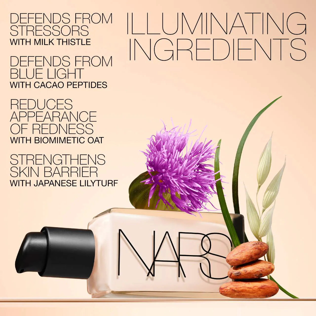 NARS Light Reflecting Advanced Skincare Foundation with radiant natural finish