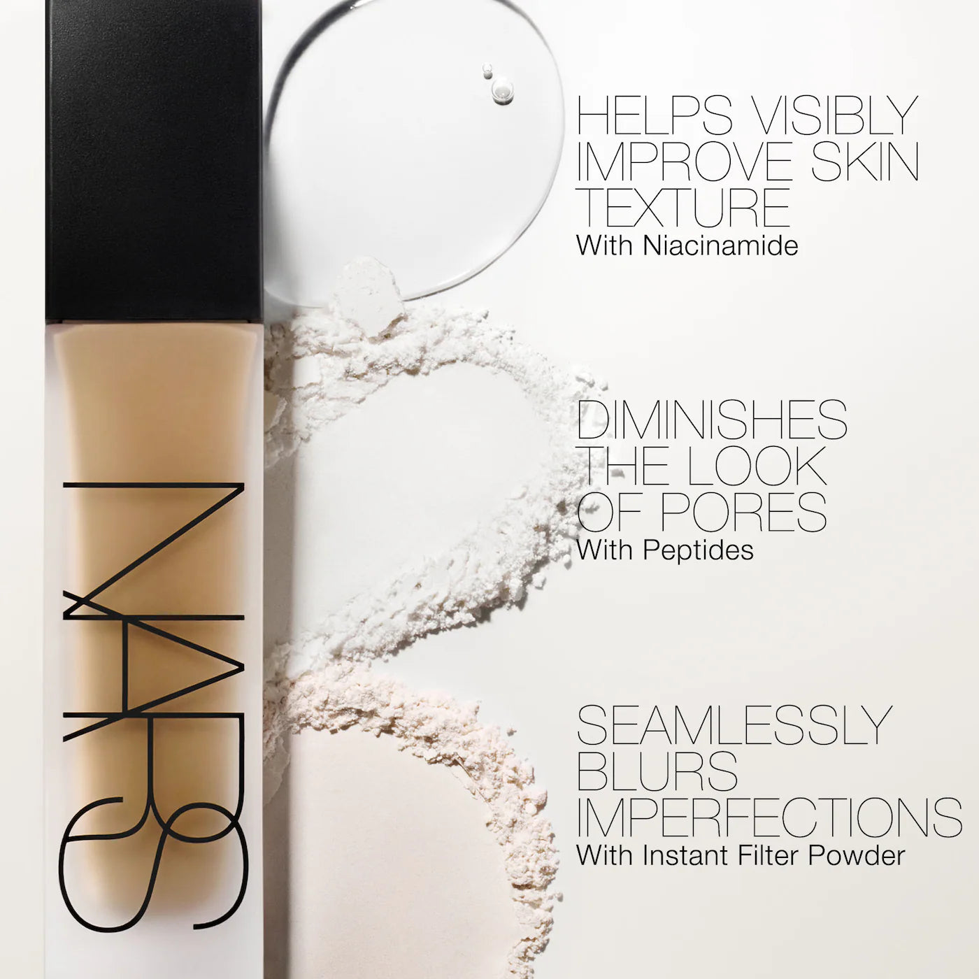 NARS Natural Matte Longwear Pore Blurring Medium-to-Full Coverage Foundation – Color: SIBERIA L0