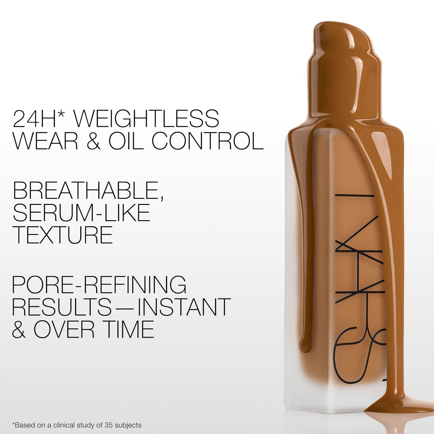 NARS Natural Matte Longwear Pore Blurring Medium-to-Full Coverage Foundation – Color: SIBERIA L0