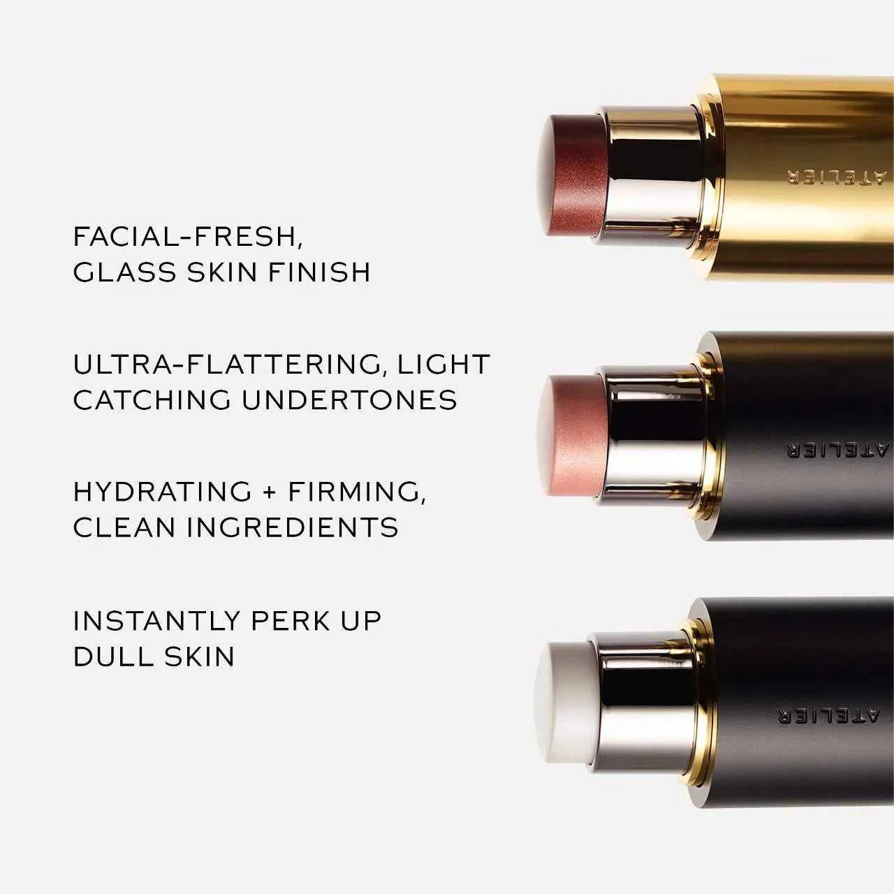 Westman Atelier Mini Lit Up Glassy Gel Highlighter Stick – Nectar