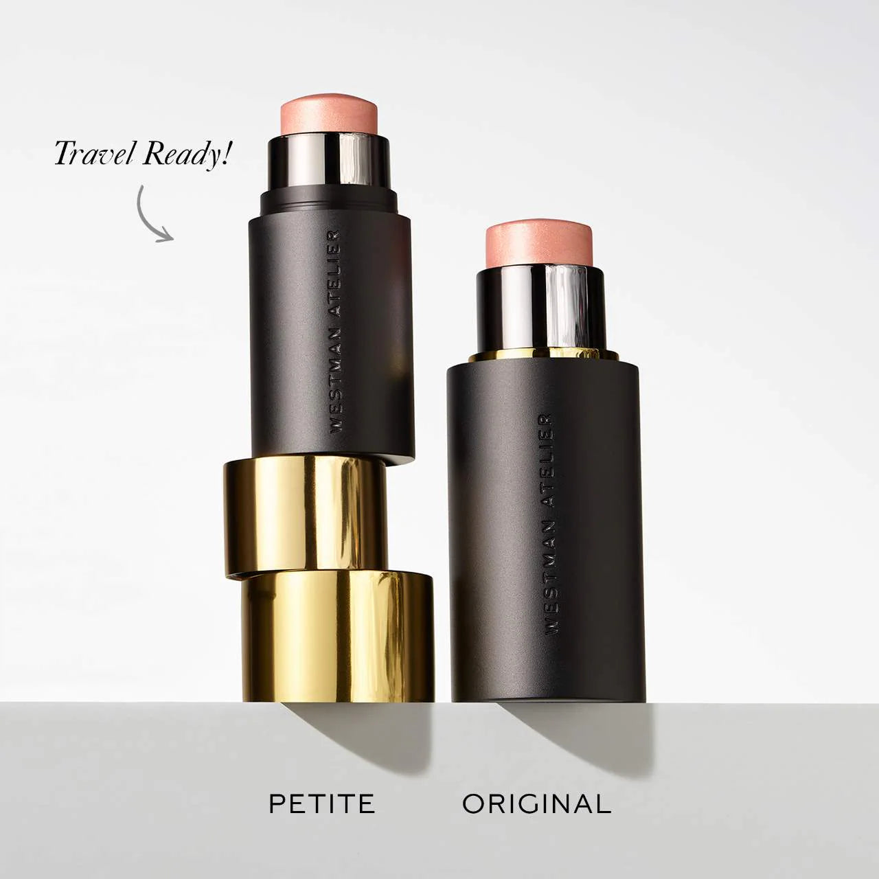 Westman Atelier Mini Lit Up Glassy Gel Highlighter Stick – Nectar