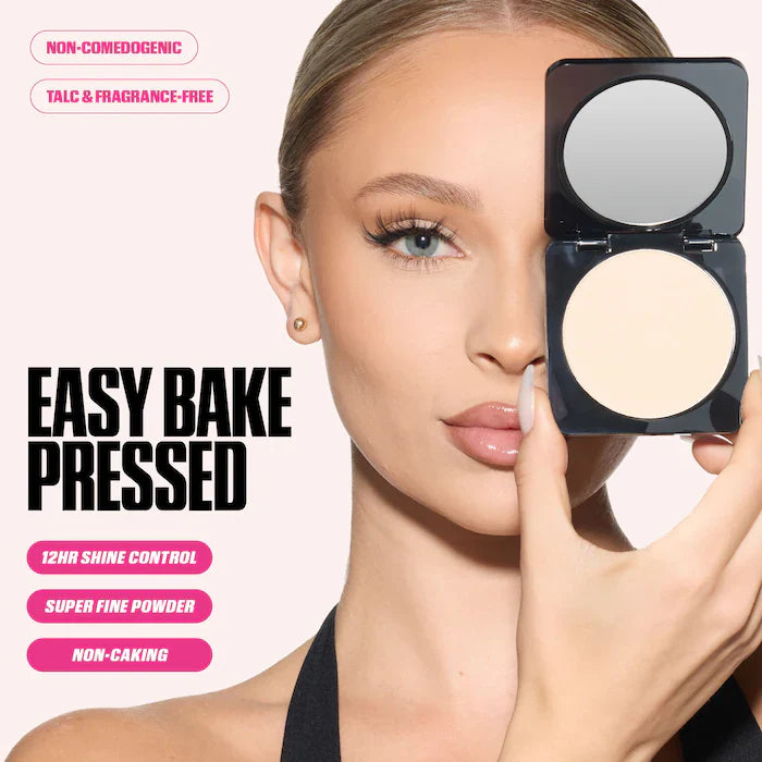 Huda Beauty Easy Bake Pressed Powder blurring pressed setting powder