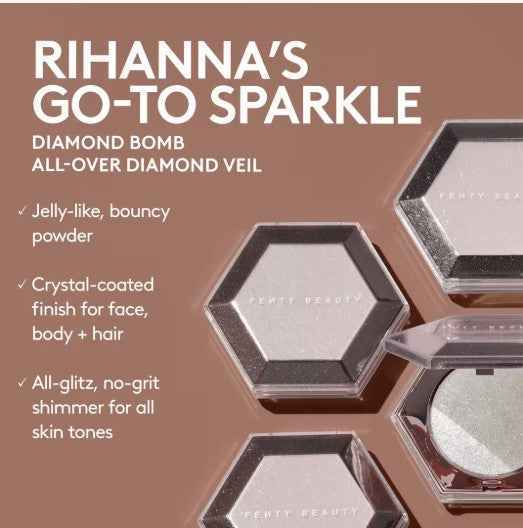 Fenty Beauty Diamond Bomb All-Over Diamond Veil - LAVENDER LUV'R - The Powder Room