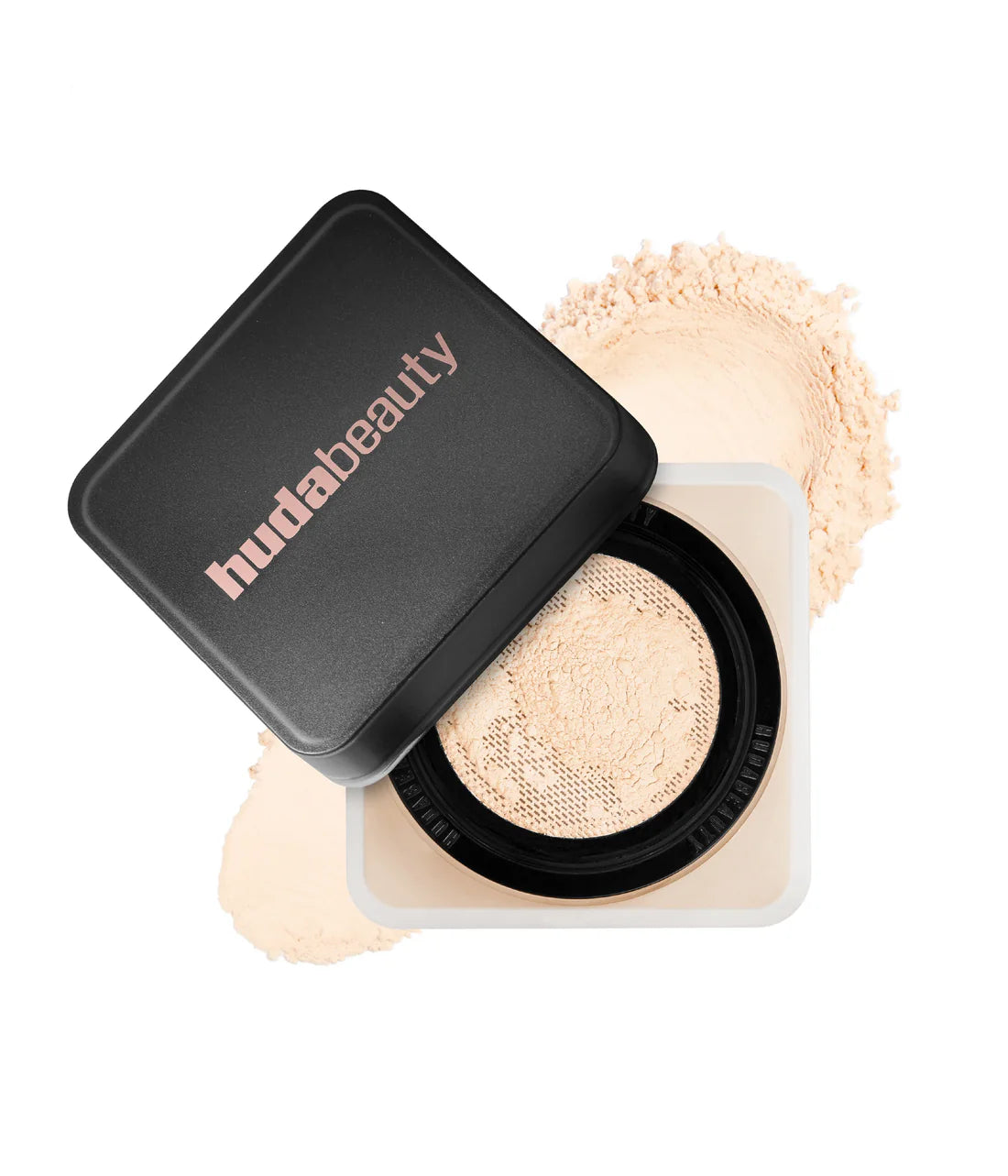 Huda Beauty Easy Bake Loose Baking and Setting Powder loose setting powder packaging