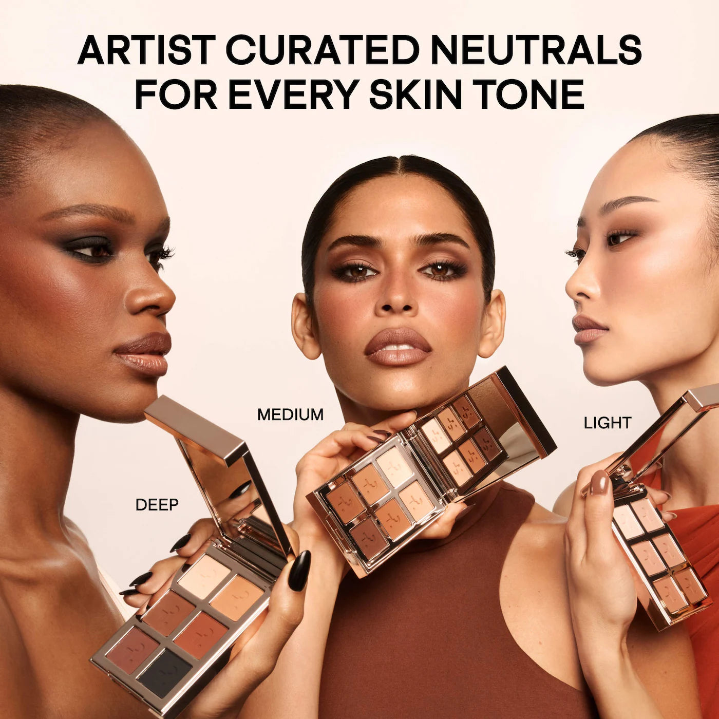 Patrick Ta Major Dimension Essential Artistry Edit Eyeshadow Palette Medium neutral glam palette