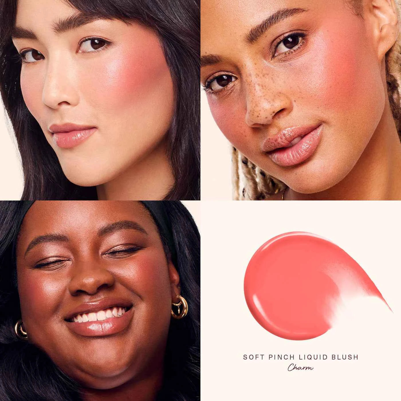 Rare Beauty by Selena Gomez Mini Soft Pinch Liquid Blush Shade: Charm 3.2ml