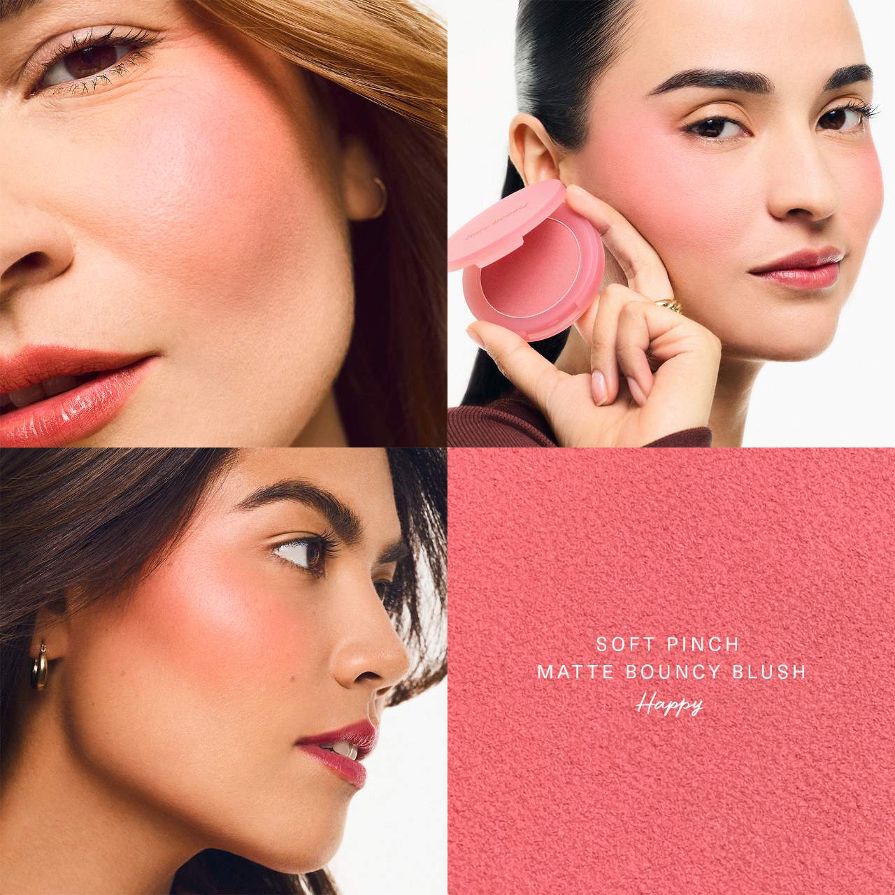 Rare Beauty by Selena Gomez Soft Pinch Matte Bouncy Blush – Shade: Happy