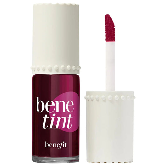 Benefit Cosmetics Benetint Liquid Lip Tint Cheek Stain Raspberry raspberry tinted lip cheek stain