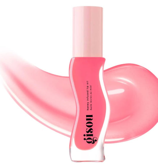 Gisou Honey Infused Lip Oil -  Raspberry Swirl  - The Powder Room