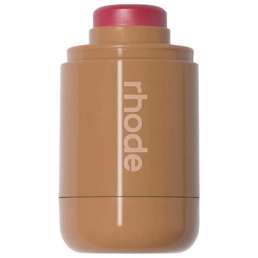 Rhode Pocket Blush Buildable Hydrating Cream Blush shade Teacup raspberry pink dewy finish peptides tamanu oil