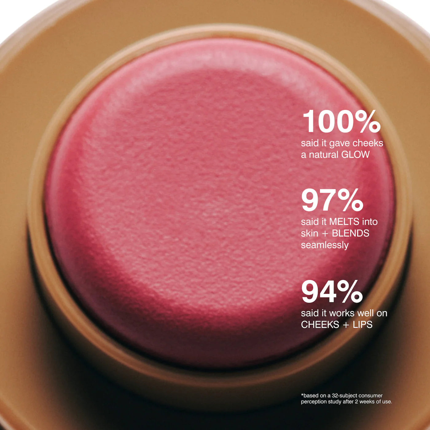 Rhode Pocket Blush Buildable Hydrating Cream Blush shade Teacup raspberry pink dewy finish peptides tamanu oil
