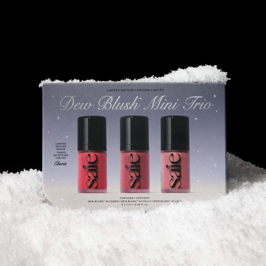 Saie Mini Dew Blush Trio Gift Set with 3 mini dewy blushes in Cherie, Chilly and Lady in Pakistan