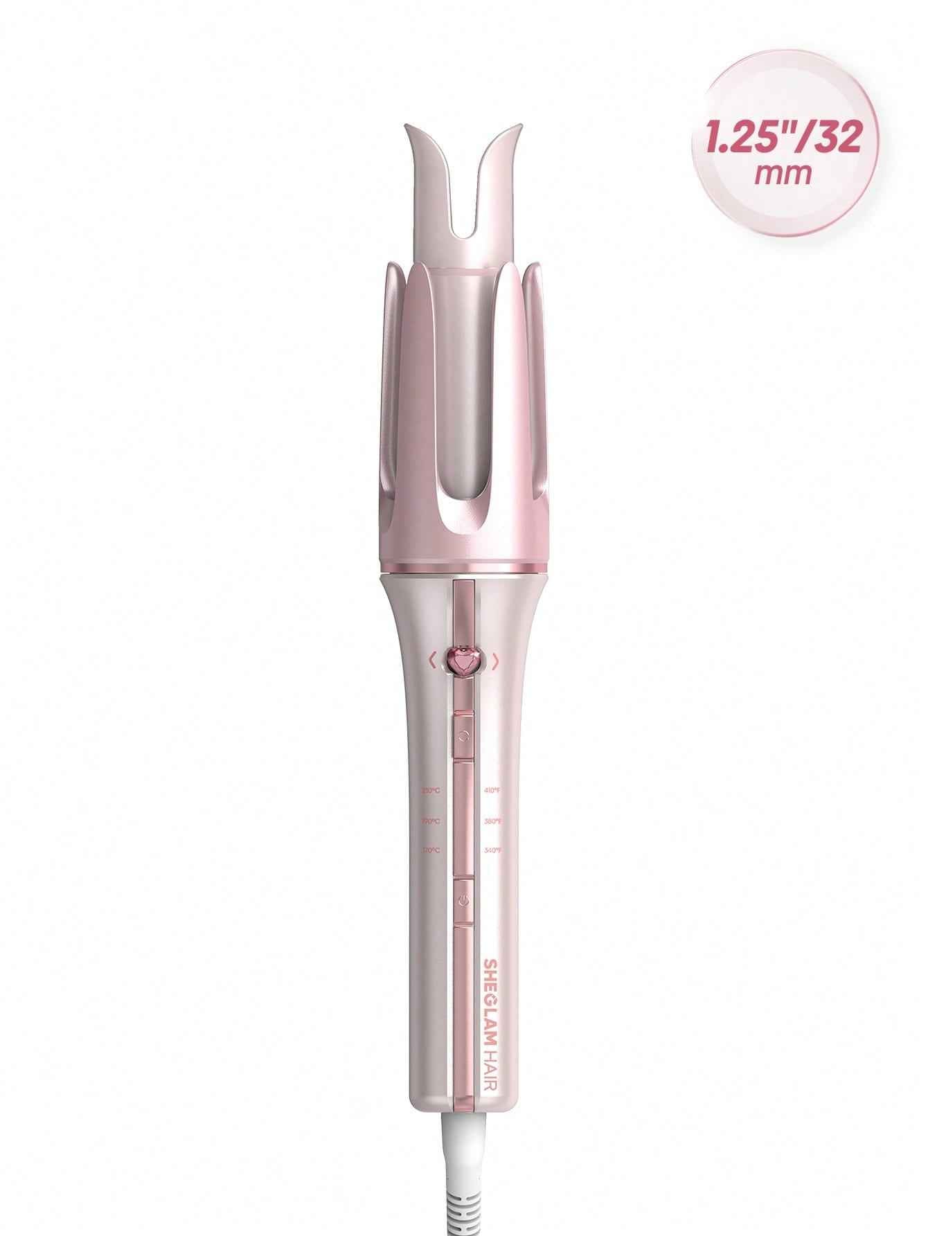SHEGLAM Cupid’s Charm Automatic Hair Curler 32mm – Baby Pink (EU Plug) | Original in Pakistan