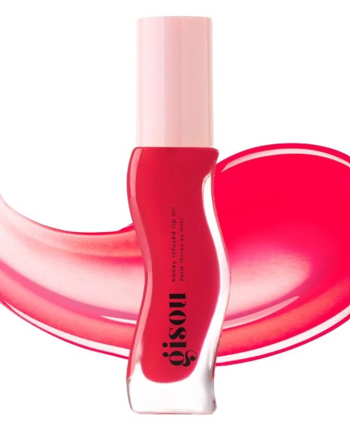 Gisou Honey Infused Lip Oil - Strawberry Sorbet - The Powder Room