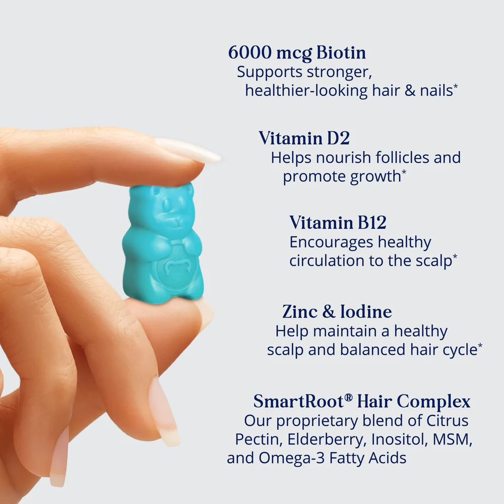 SugarbearPRO hair growth gummies berry flavored vitamins