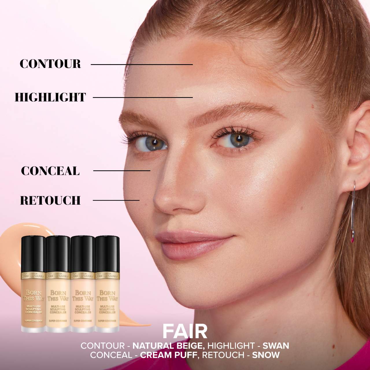 Too Faced Born This Way Super Coverage Multi-Use Concealer hydrating full coverage concealer