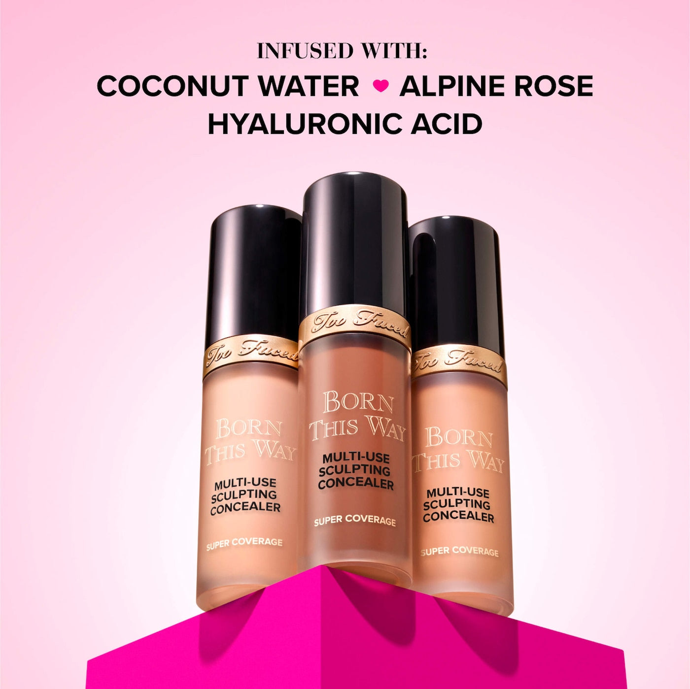 Too Faced Born This Way Super Coverage Multi-Use Concealer hydrating full coverage concealer
