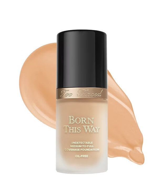 Too Faced Born This Way Flawless Coverage Natural Finish Foundation - Oil free - Shade: Nude - The Powder Room (Copy)