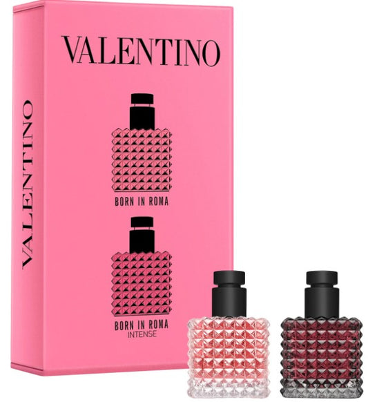 Valentino Mini Donna Born in Roma & Donna Born in Roma Intense Perfume Set - The Powder Room