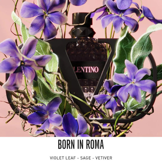 Valentino Mini Uomo Born in Roma and Uomo Born in Roma Intense Gift Set luxury men's fragrance duo