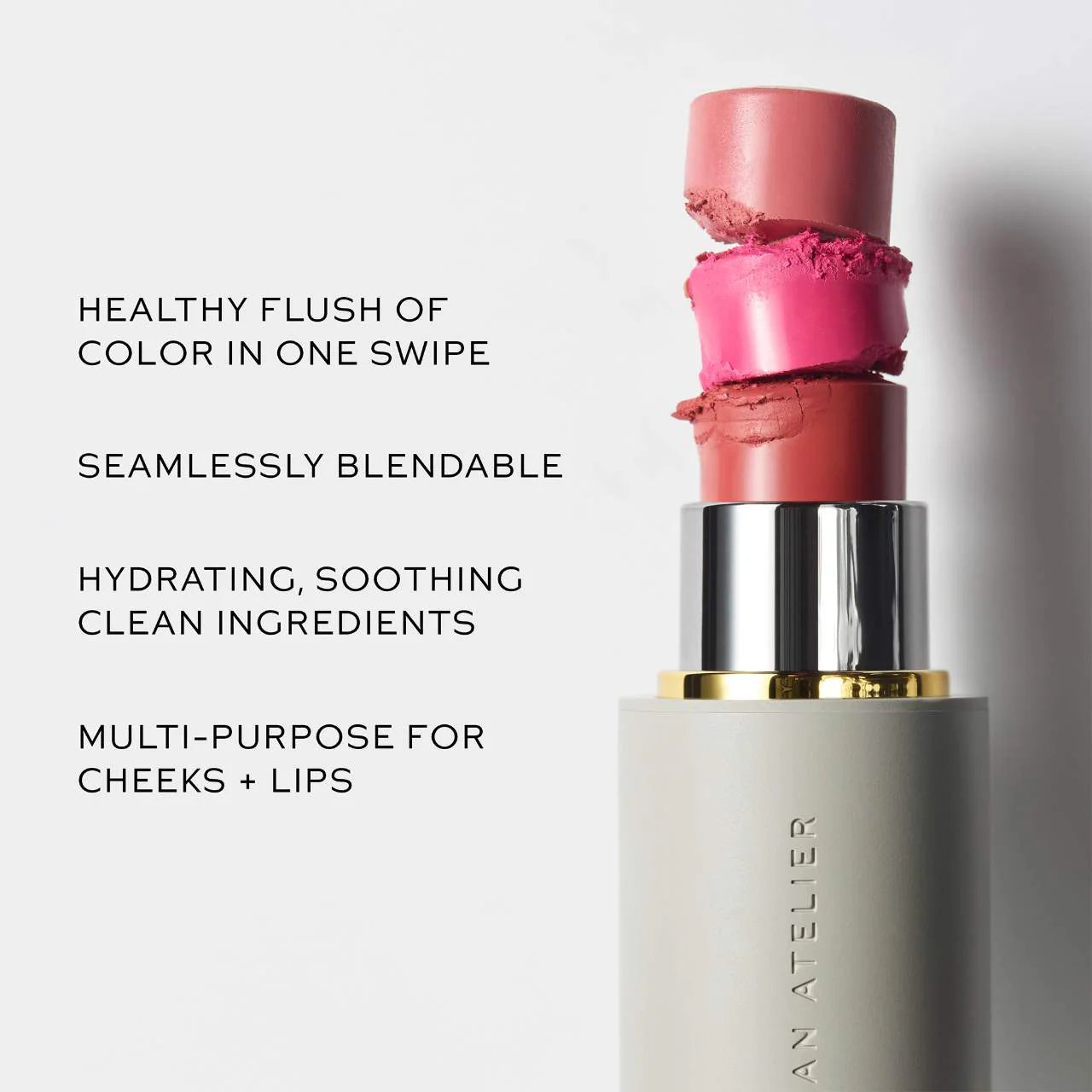 Westman Atelier Baby Cheeks Lip + Cheek Cream Blush Stick Mini – Petal