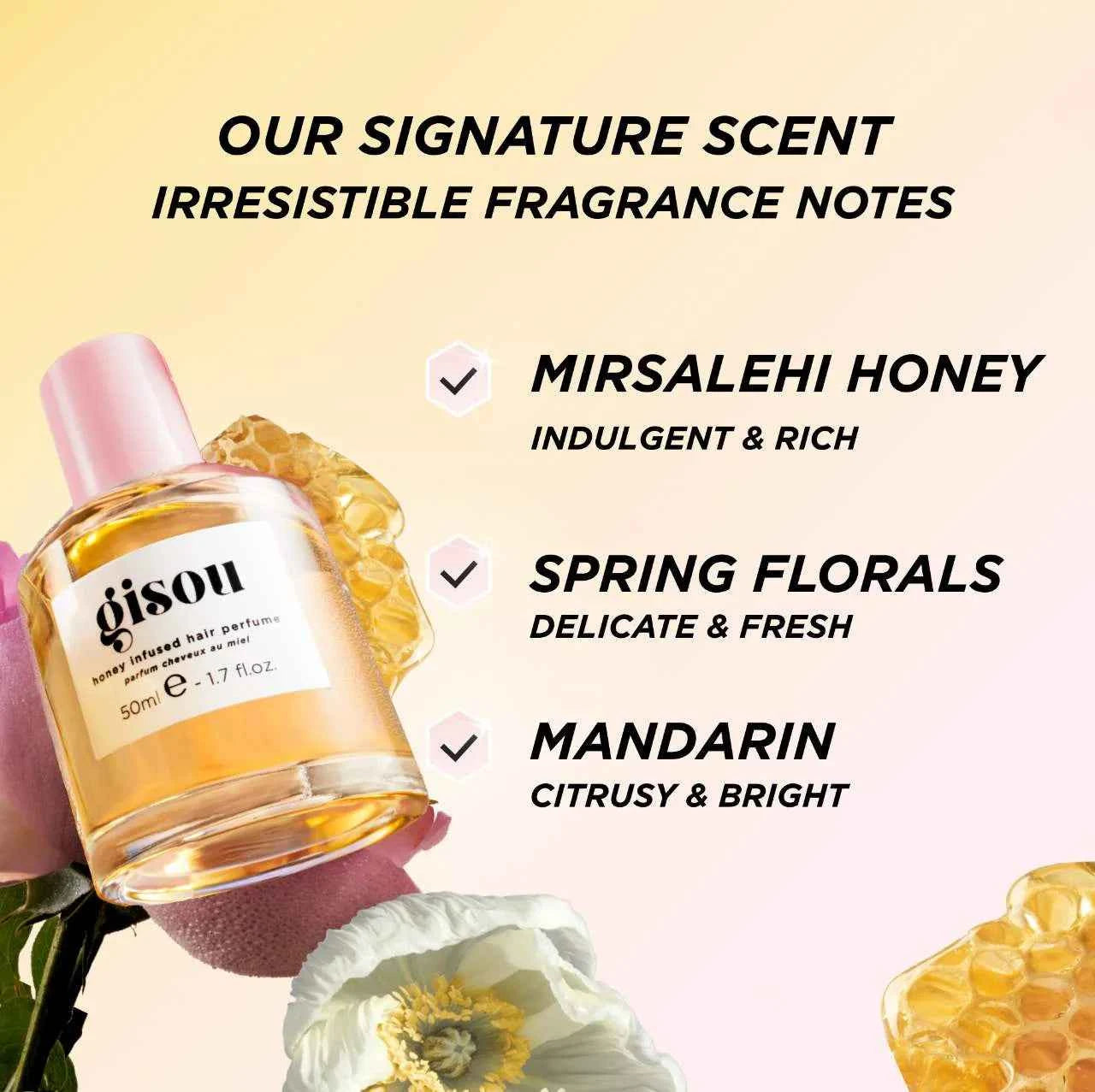 Gisou Mini Wild Flower Honey Infused Hair Perfume – 15ml