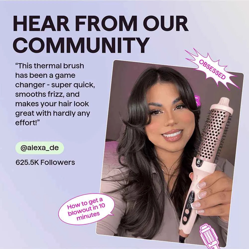 Wavytalk Blowout Boost IonicThermal Brush - 1.5 inches - The Powder Room