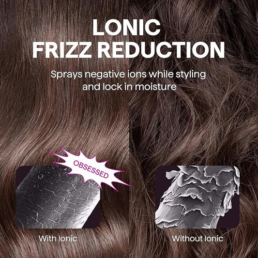 Wavytalk Updated Version Thermal Brush for Blowout Look, Blowout Express 1.5 Inch Ionic Thermal Round Brush - Rosegold - The Powder Room